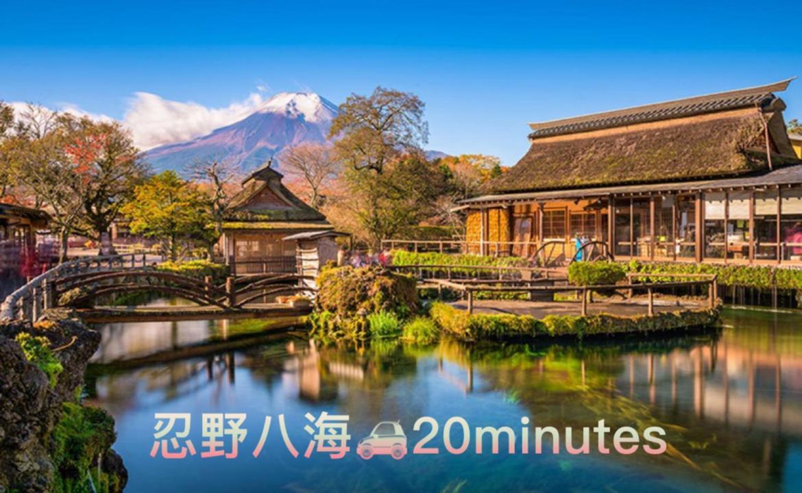 View Of Mt Fuji Free Transportation Bicycle Rental Ok 富士山眺望 Fujikawaguchiko Exterior foto